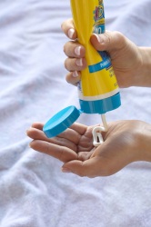 tube of sunscreen